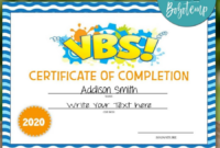 VBS Certificate Template: A Formal Design Guide