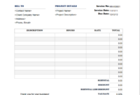 Individual Invoice Template