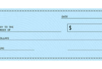 Blank Check Template For Formal Use