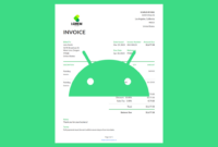 Invoice Template Development For Android Platforms