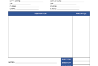 Contract Labor Invoice Template