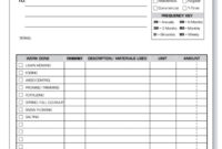 Lawn Care Invoice Template In Microsoft Word