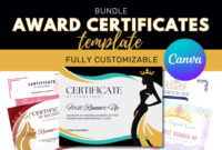 Pageant Certificate Template: A Formal Design For Recognition