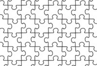 A Customizable Jigsaw Puzzle Piece Template