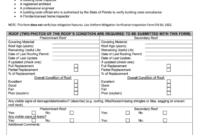 Roof Certification Template For Residential Structures