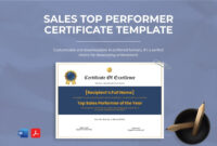 Sales Certificate Template: A Professional Document For Transactions