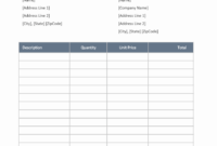 Comprehensive Xl Invoice Template For Professional Use